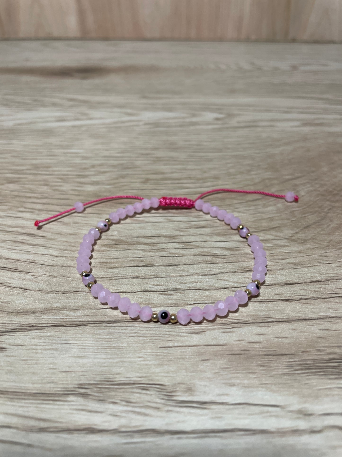 Pink Adult "Evil Eye" Bracelet