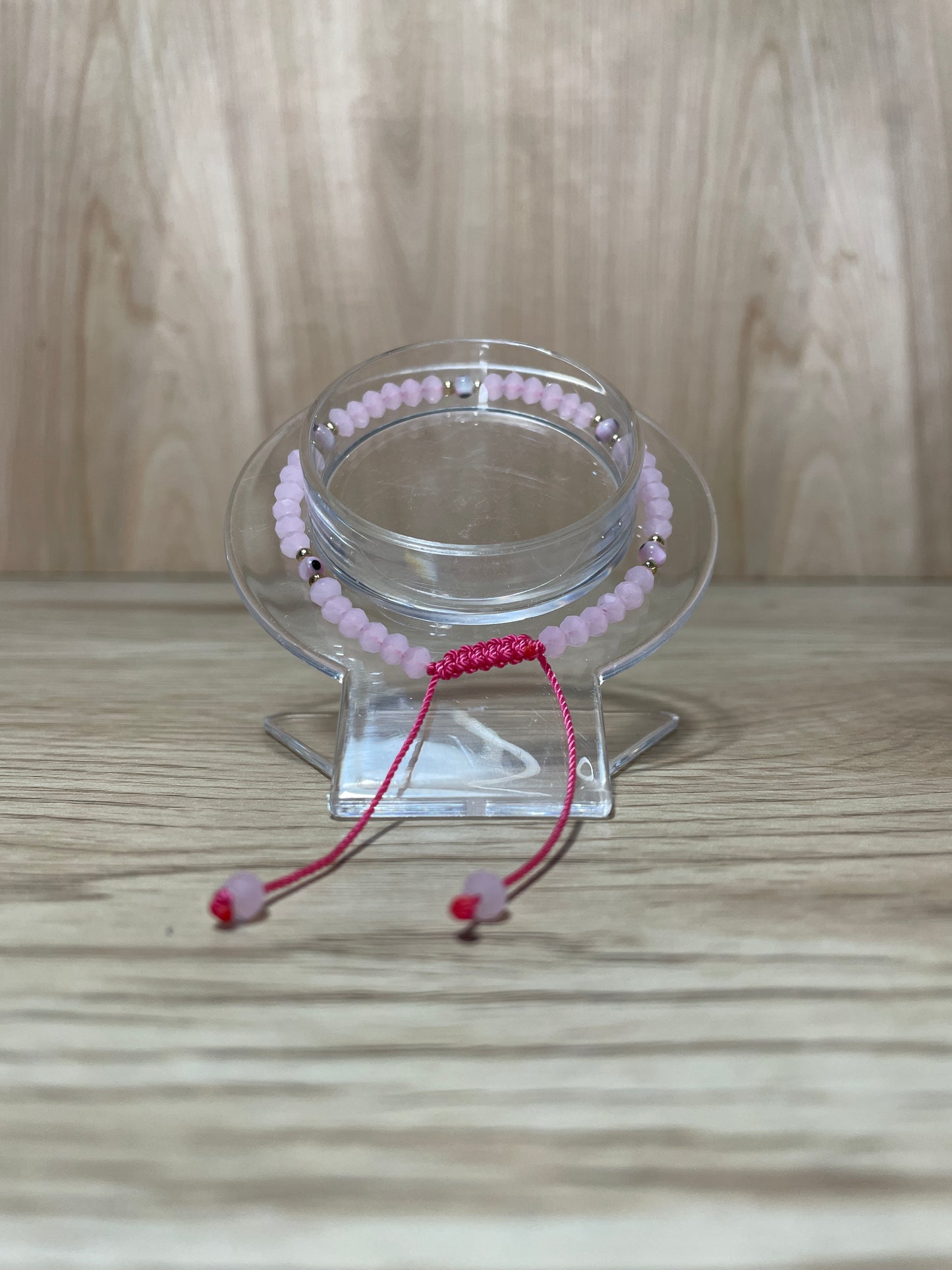 Pink Adult "Evil Eye" Bracelet