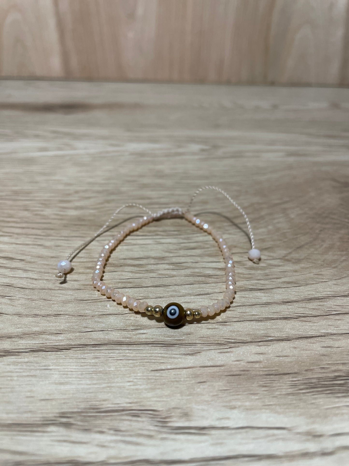 Brown Adult "Evil Eye" Bracelet