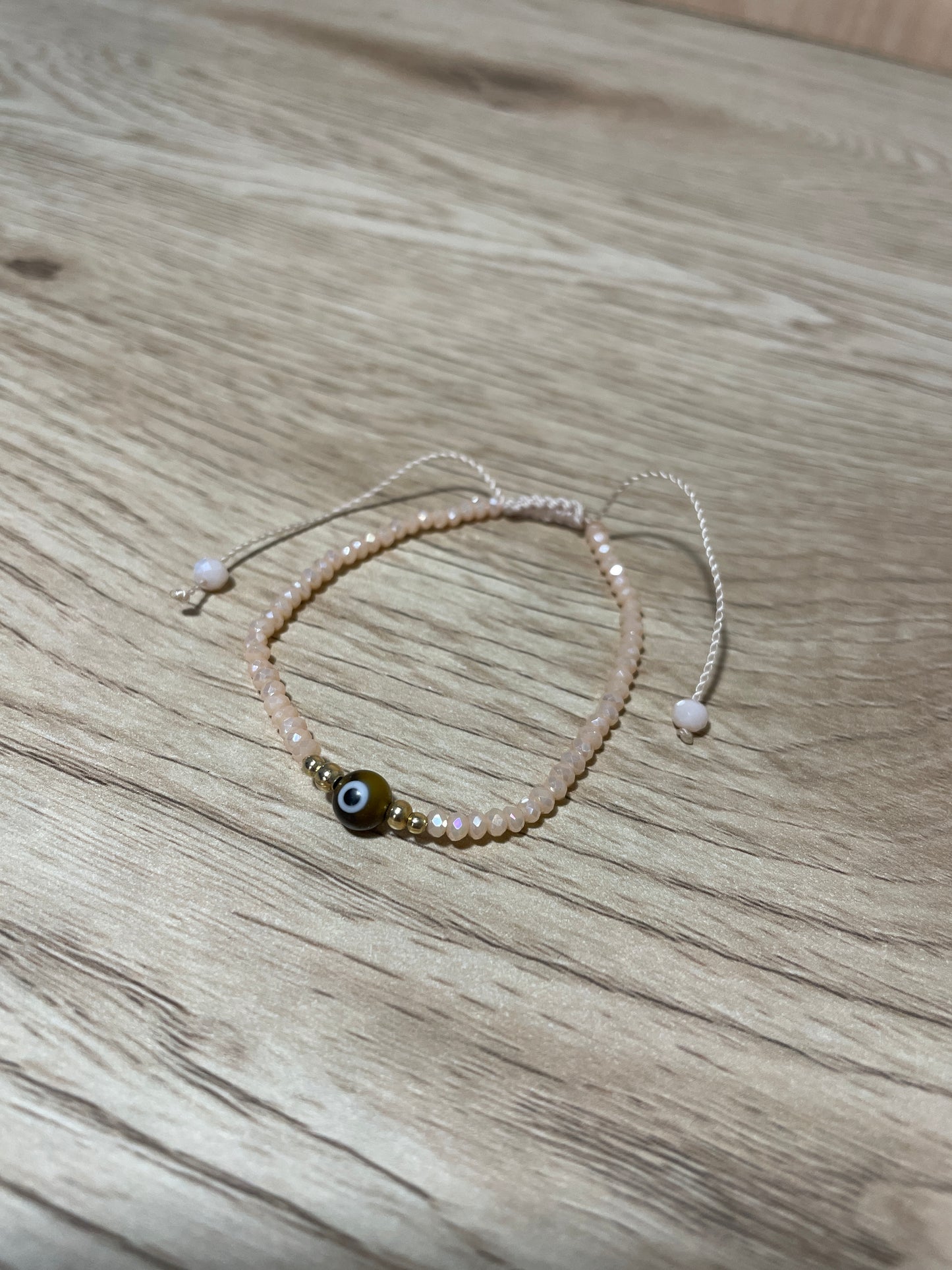 Brown Adult "Evil Eye" Bracelet