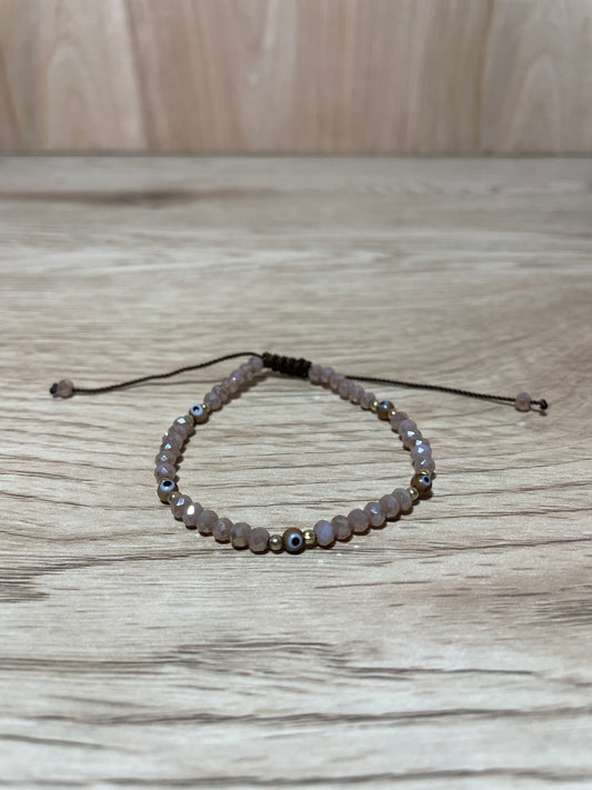 Brown Adult "Evil Eye" Bracelet