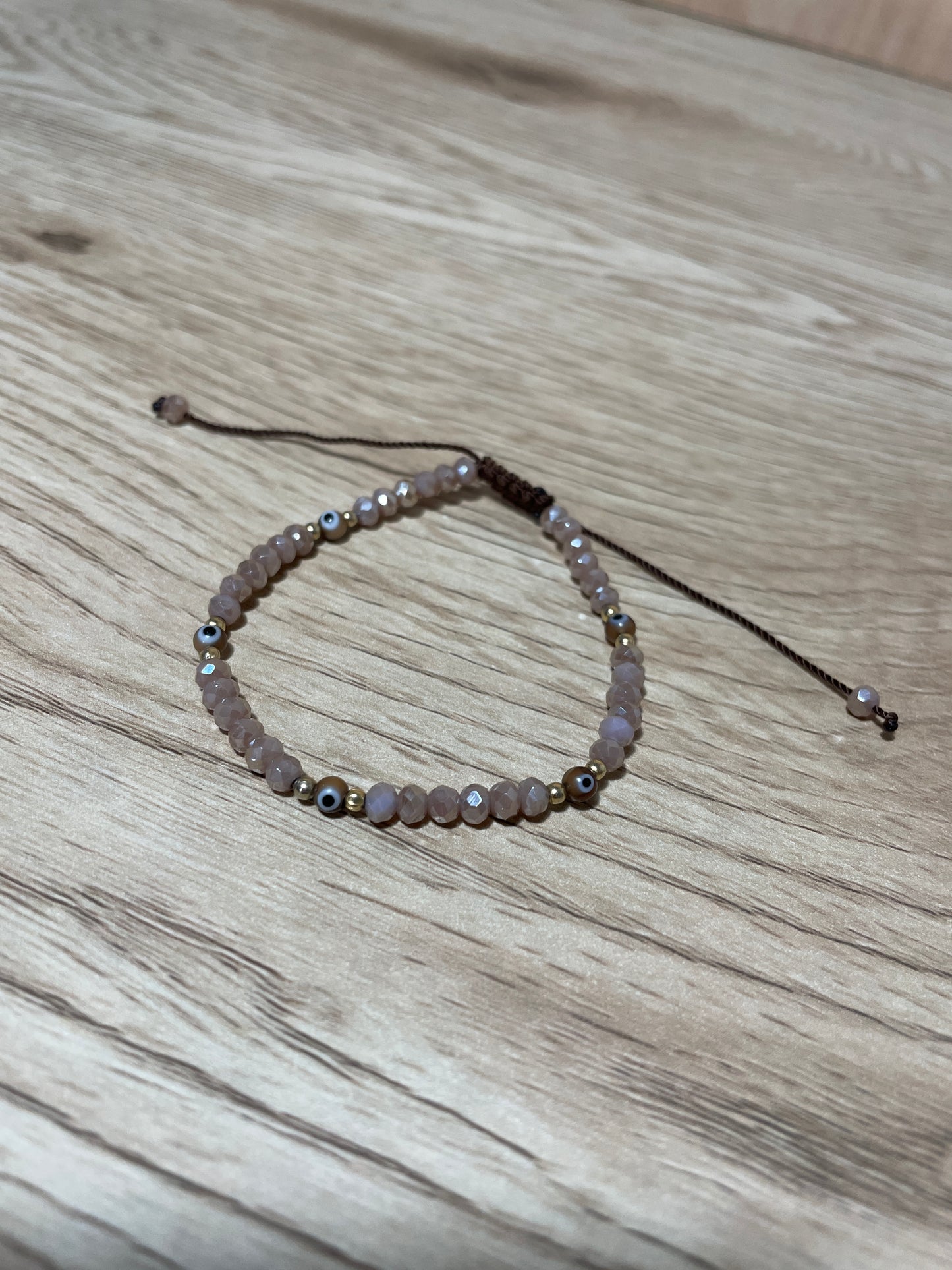 Brown Adult "Evil Eye" Bracelet