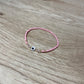 Pink Adult "Evil Eye" Bracelet (Elastic)