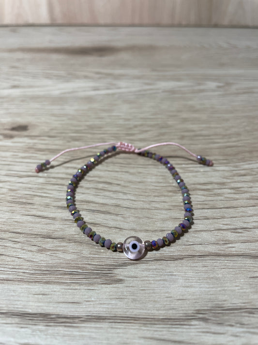 Pink Adult "Evil Eye" Bracelet