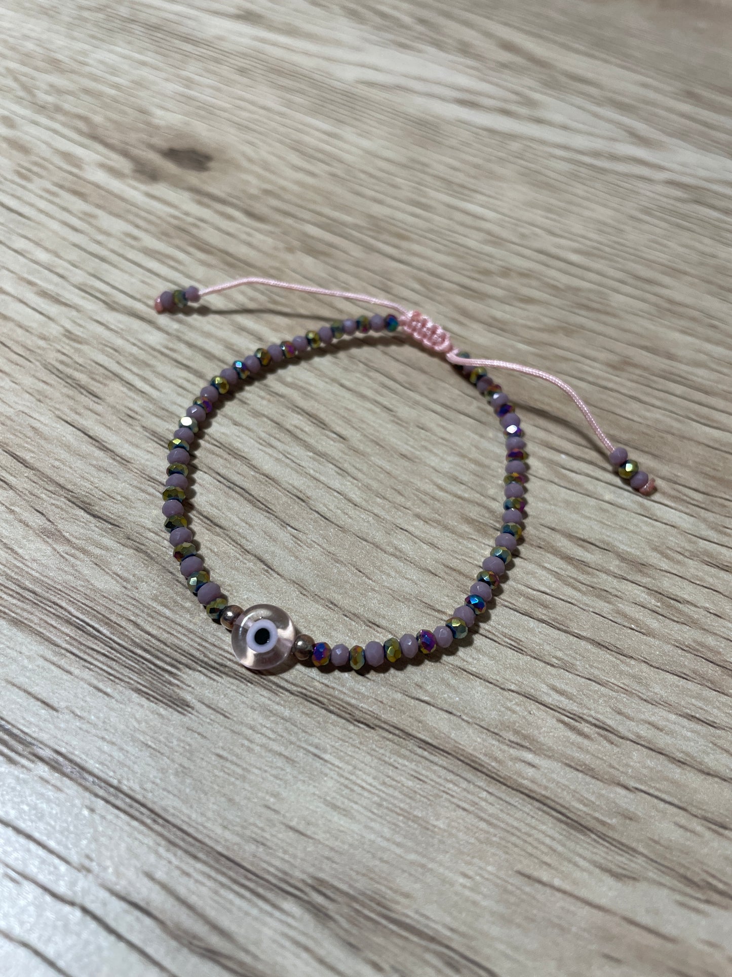 Pink Adult "Evil Eye" Bracelet