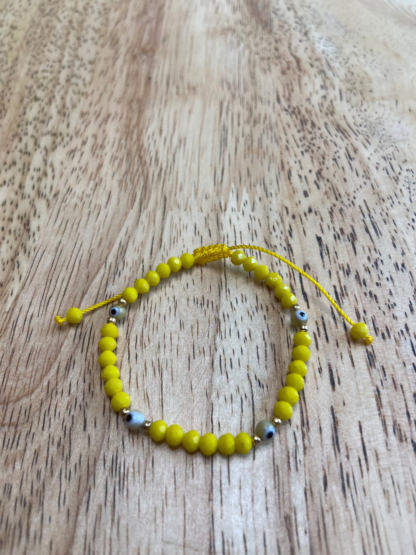 Yellow Child "Evil Eye" Bracelet