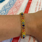 Beaded Daisy Flower Bracelet