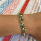 Beaded Daisy Flower Bracelet