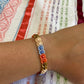 Beaded Daisy Flower Bracelet