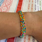 Beaded Daisy Flower Bracelet