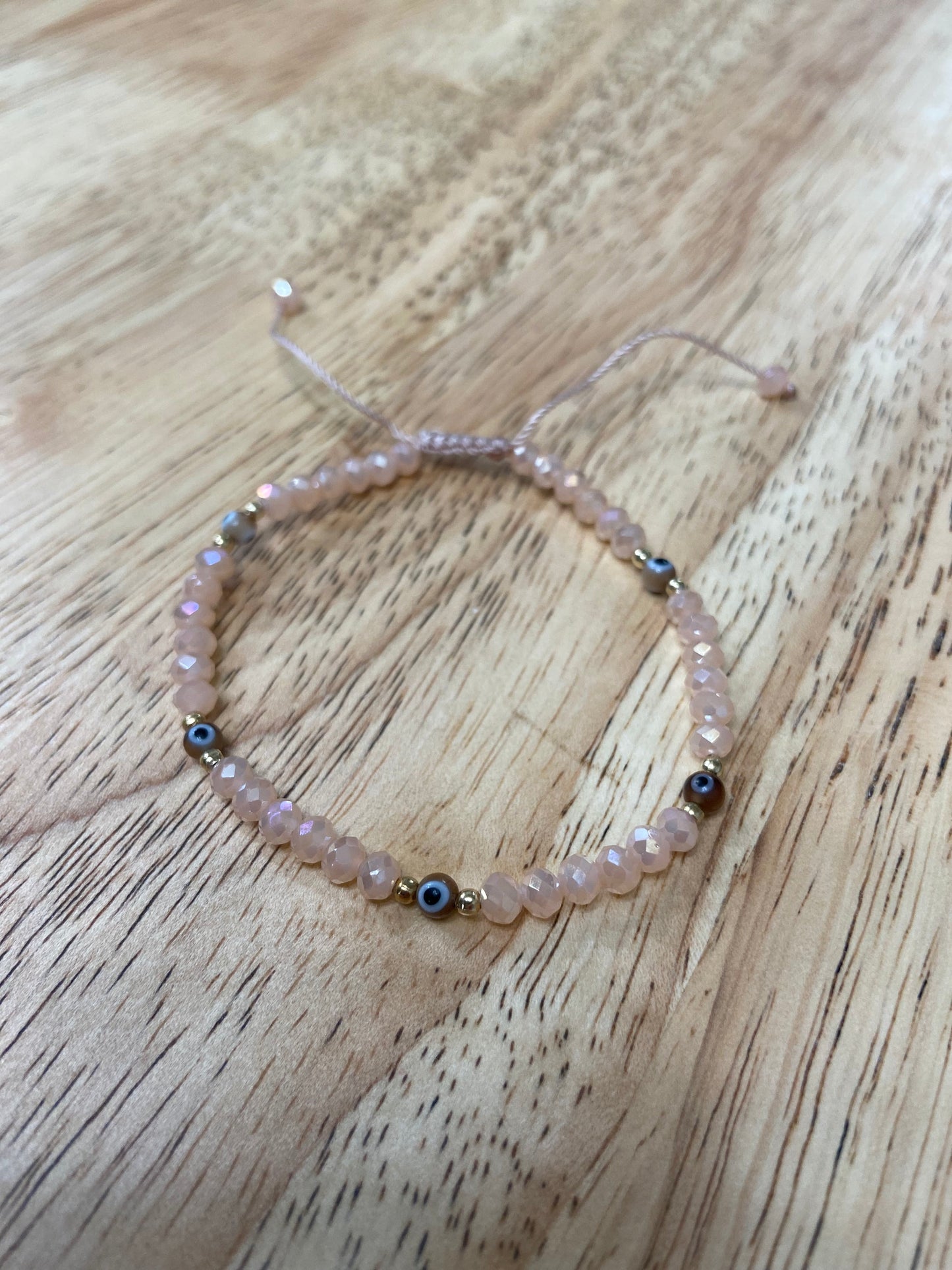 Brown Adult "Evil Eye" Bracelet