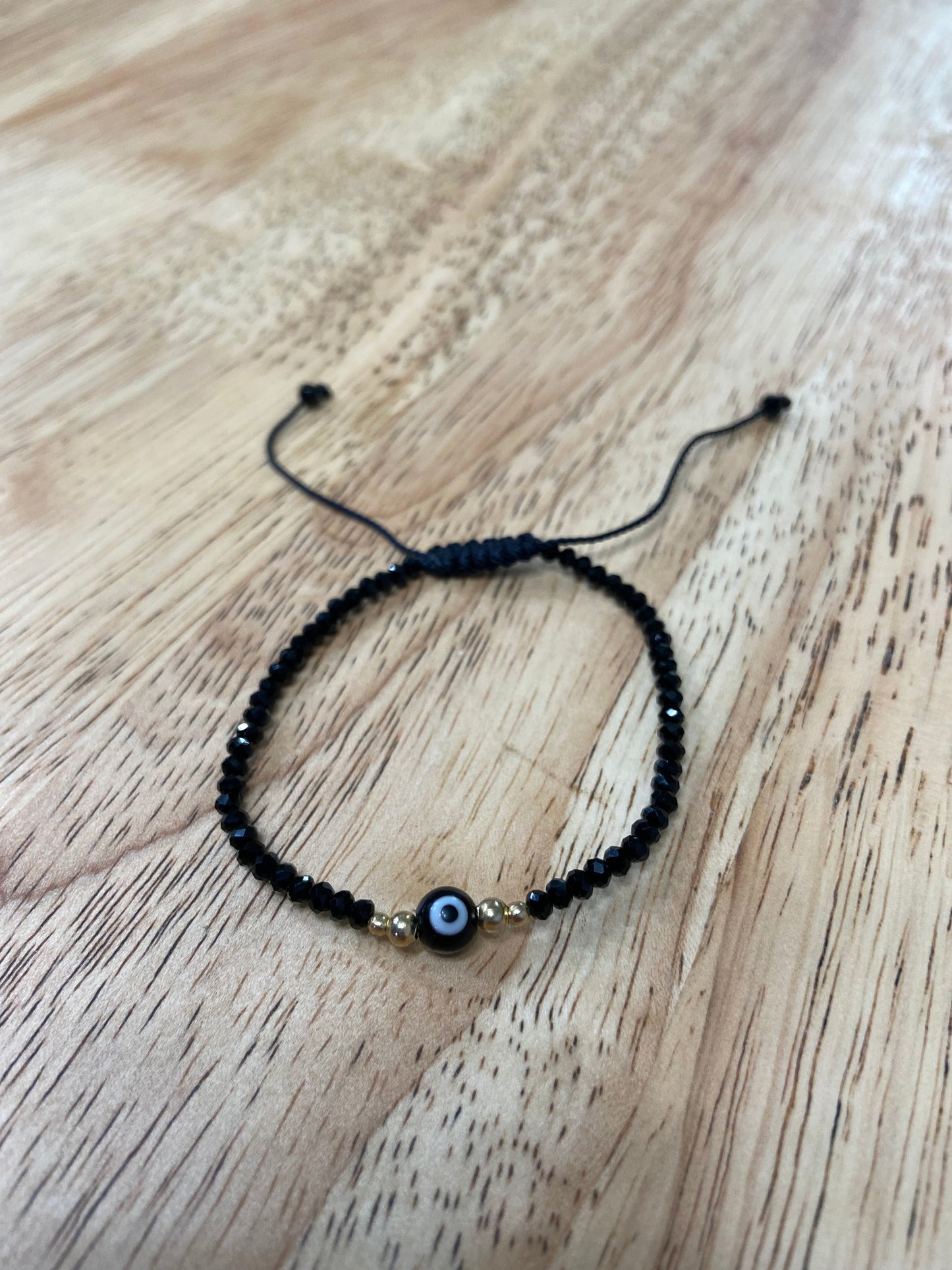 Black Adult "Evil Eye" Bracelet