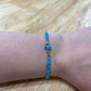 Light Blue Adult "Evil Eye" Bracelet