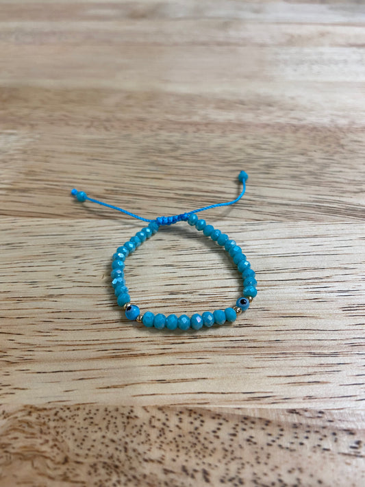 Light Blue Child "Evil Eye" Bracelet