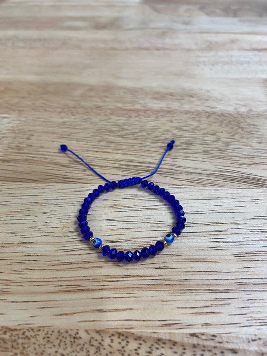 Dark Blue Child "Evil Eye" Bracelet