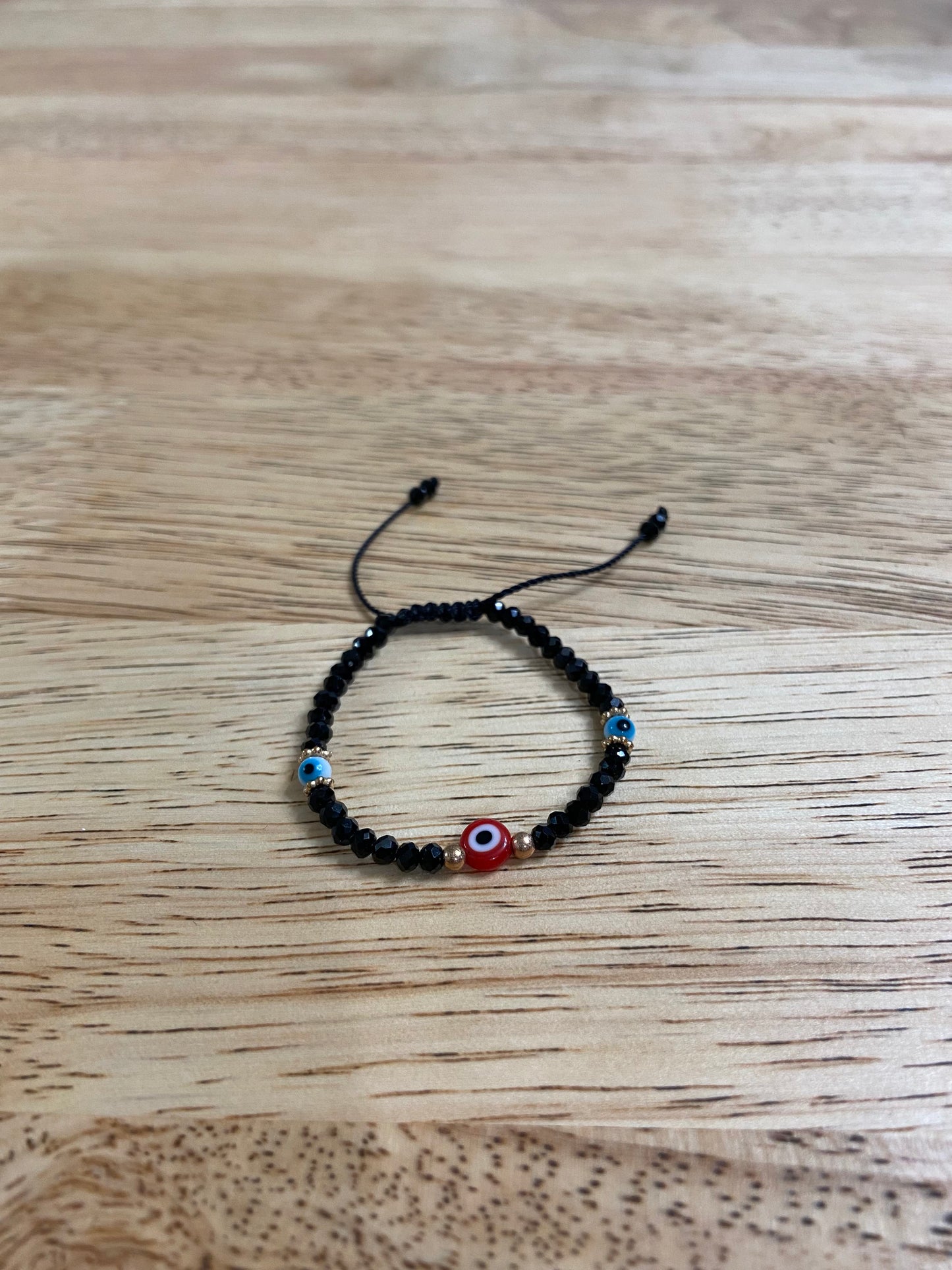 Red and White Child "Evil Eye" Bracelet