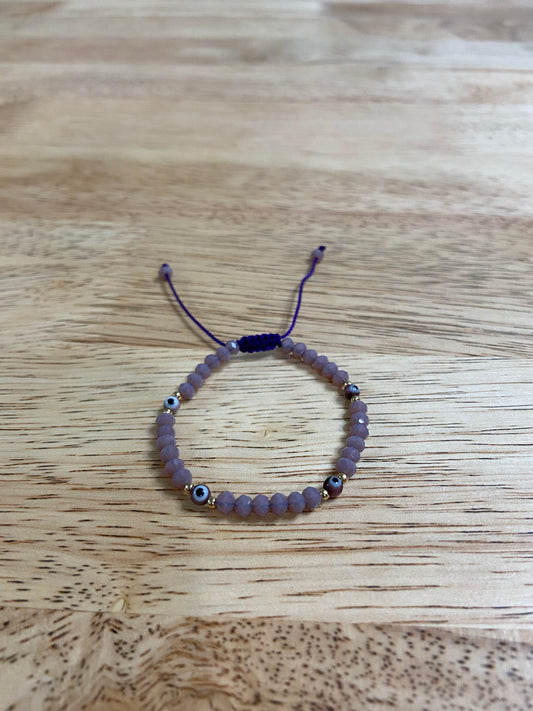 Purple Child "Evil Eye" Bracelet