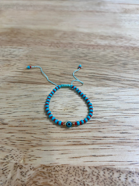 Turquoise Child "Evil Eye" Bracelet