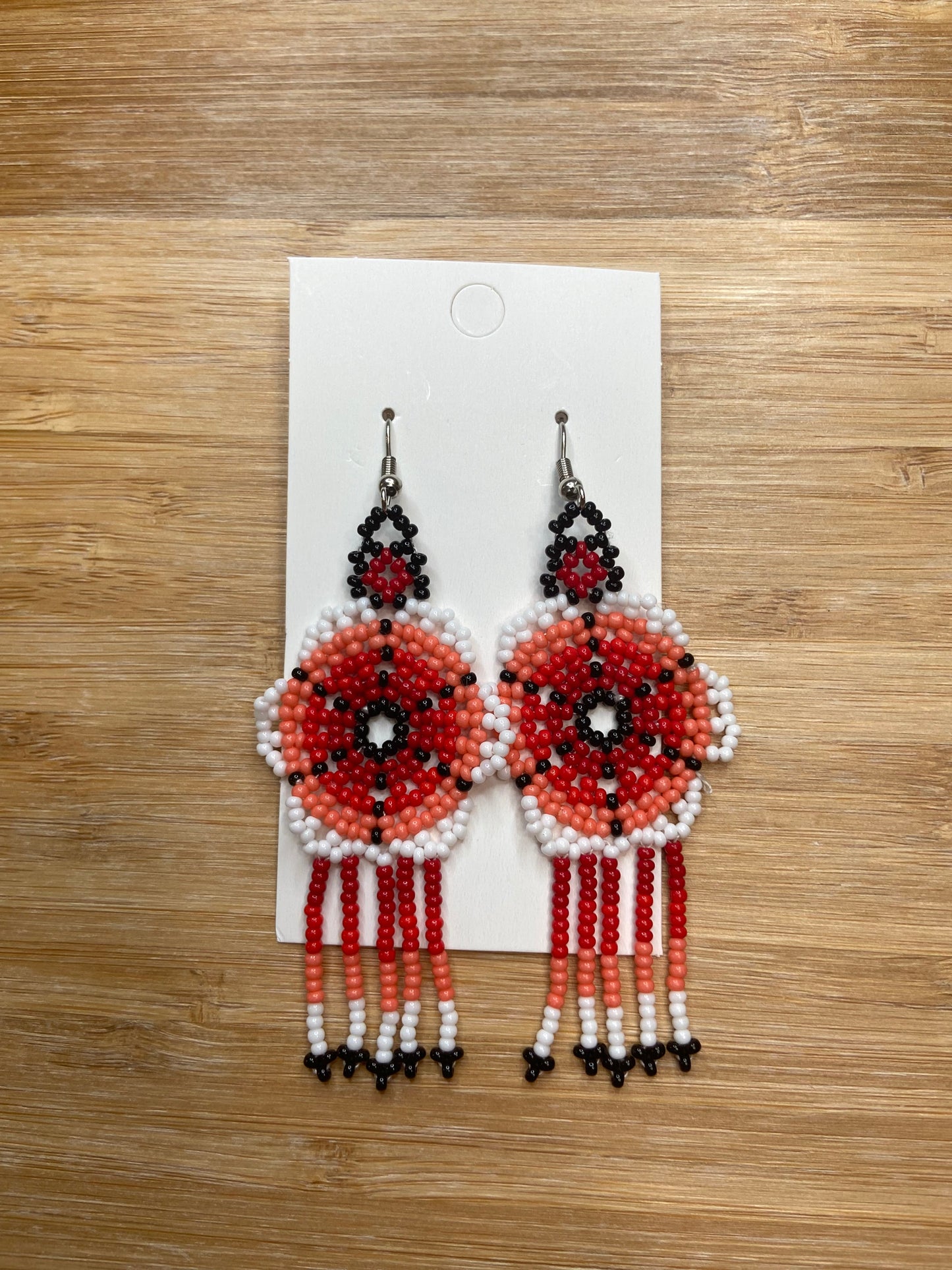 Beaded Earrings (Flower)