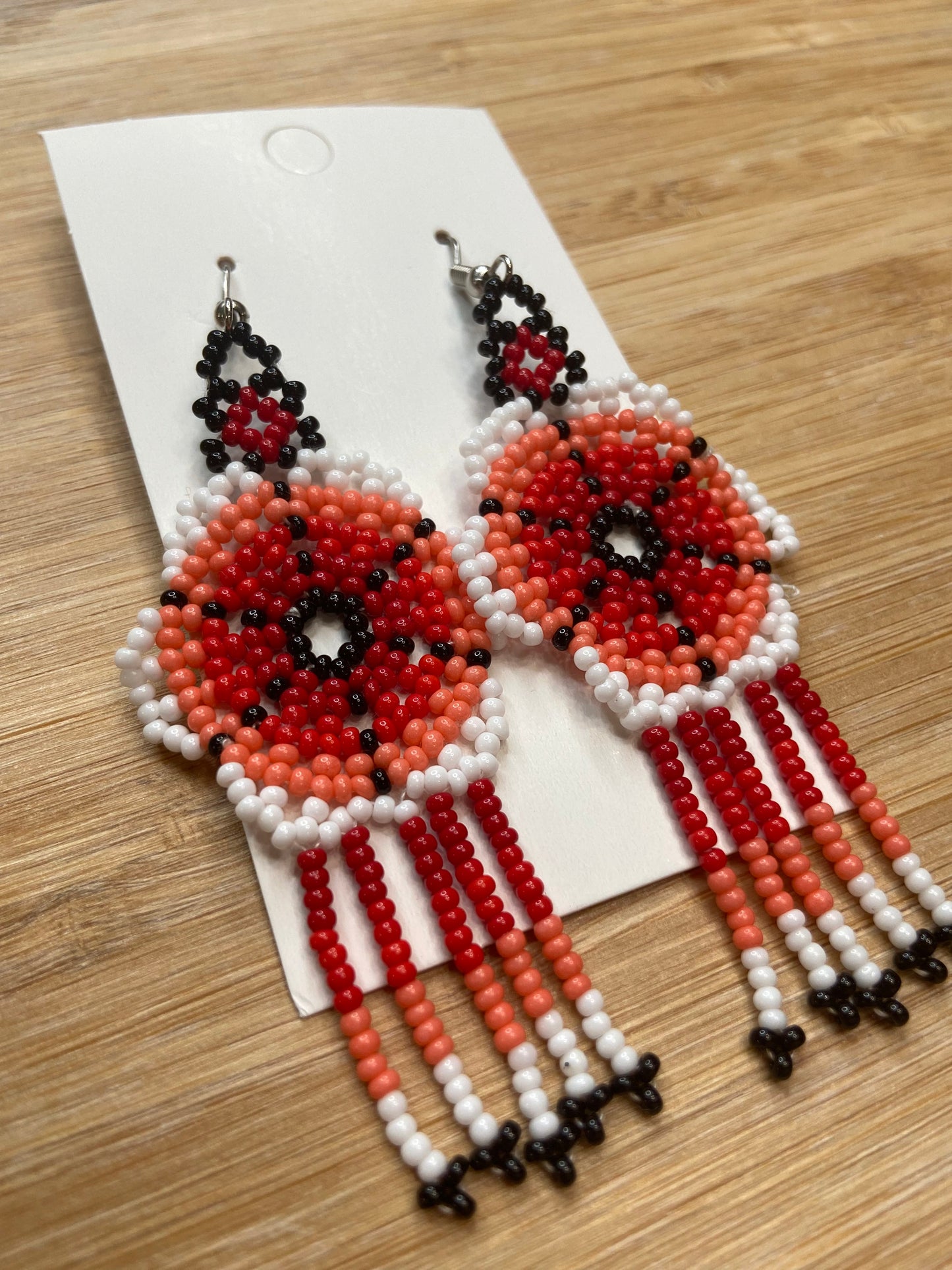 Beaded Earrings (Flower)