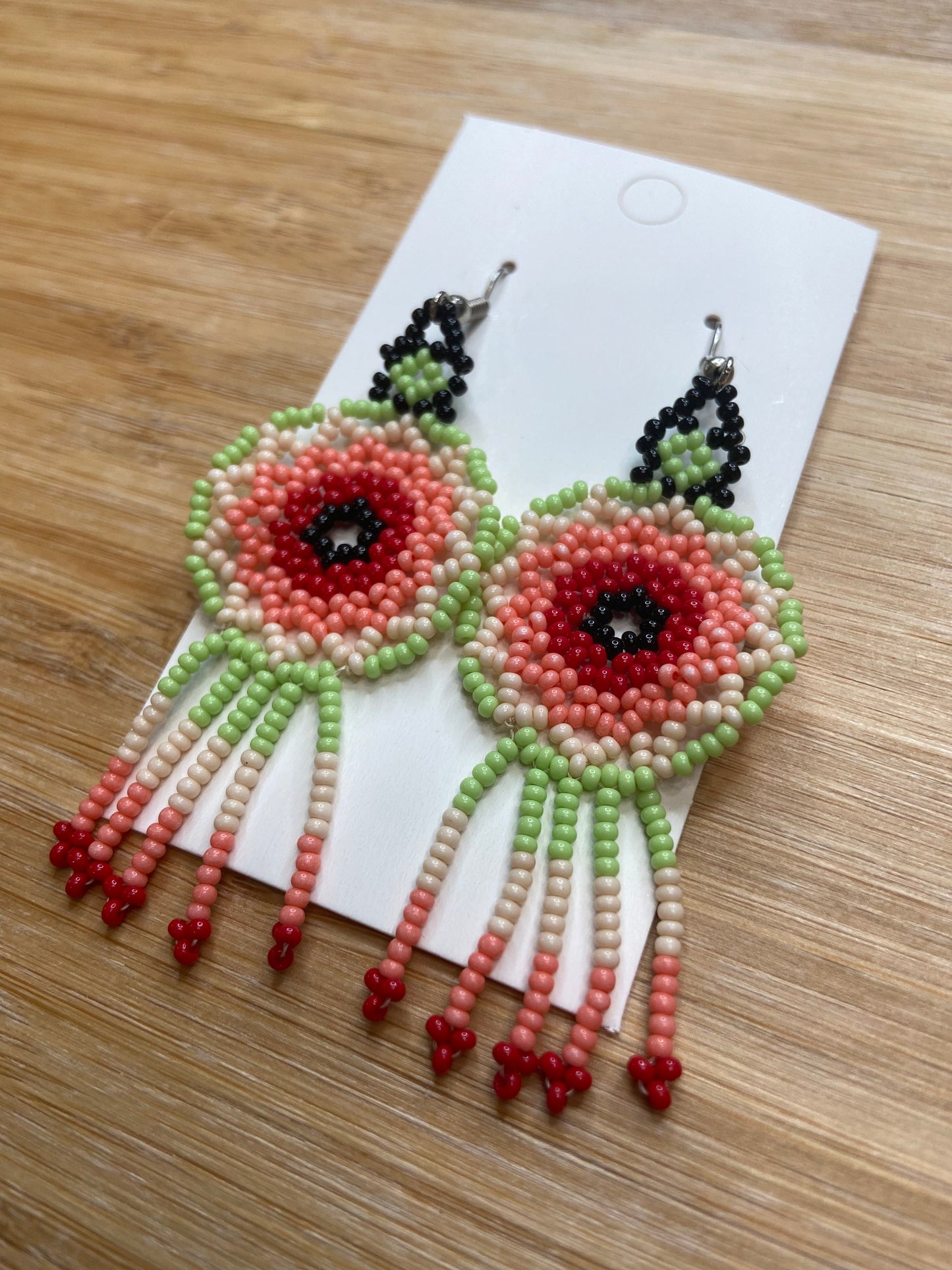 Beaded Earrings (Dreamcatcher)