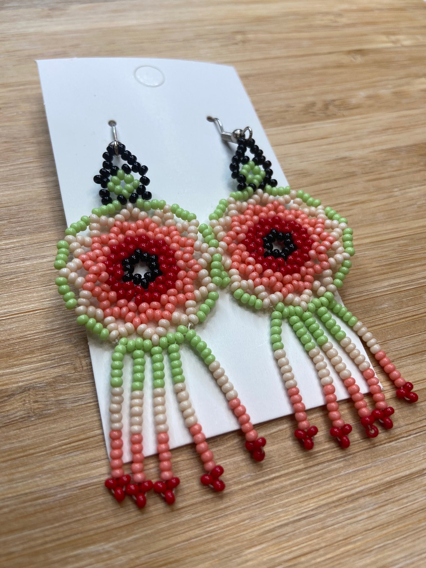 Beaded Earrings (Dreamcatcher)