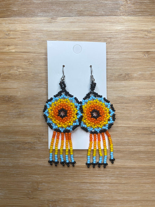 Beaded Earrings (Dreamcatcher)