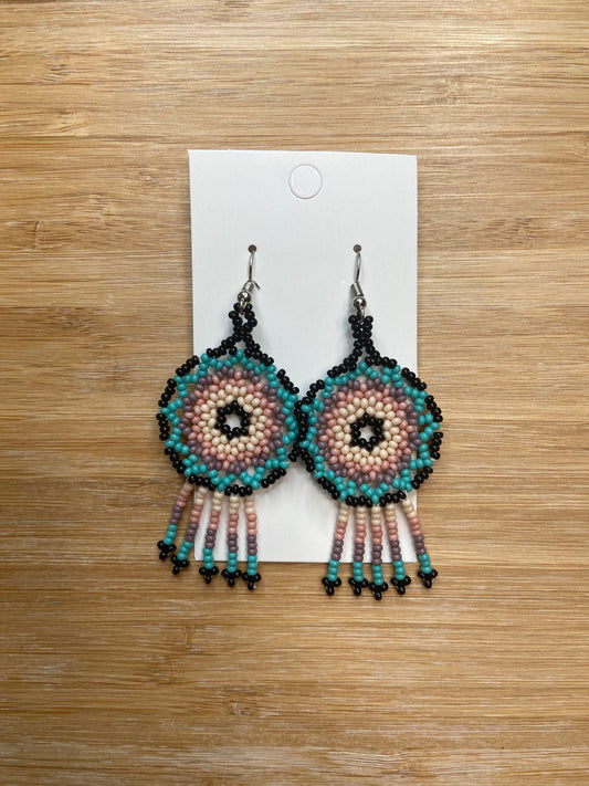 Beaded Earrings (Dreamcatcher)