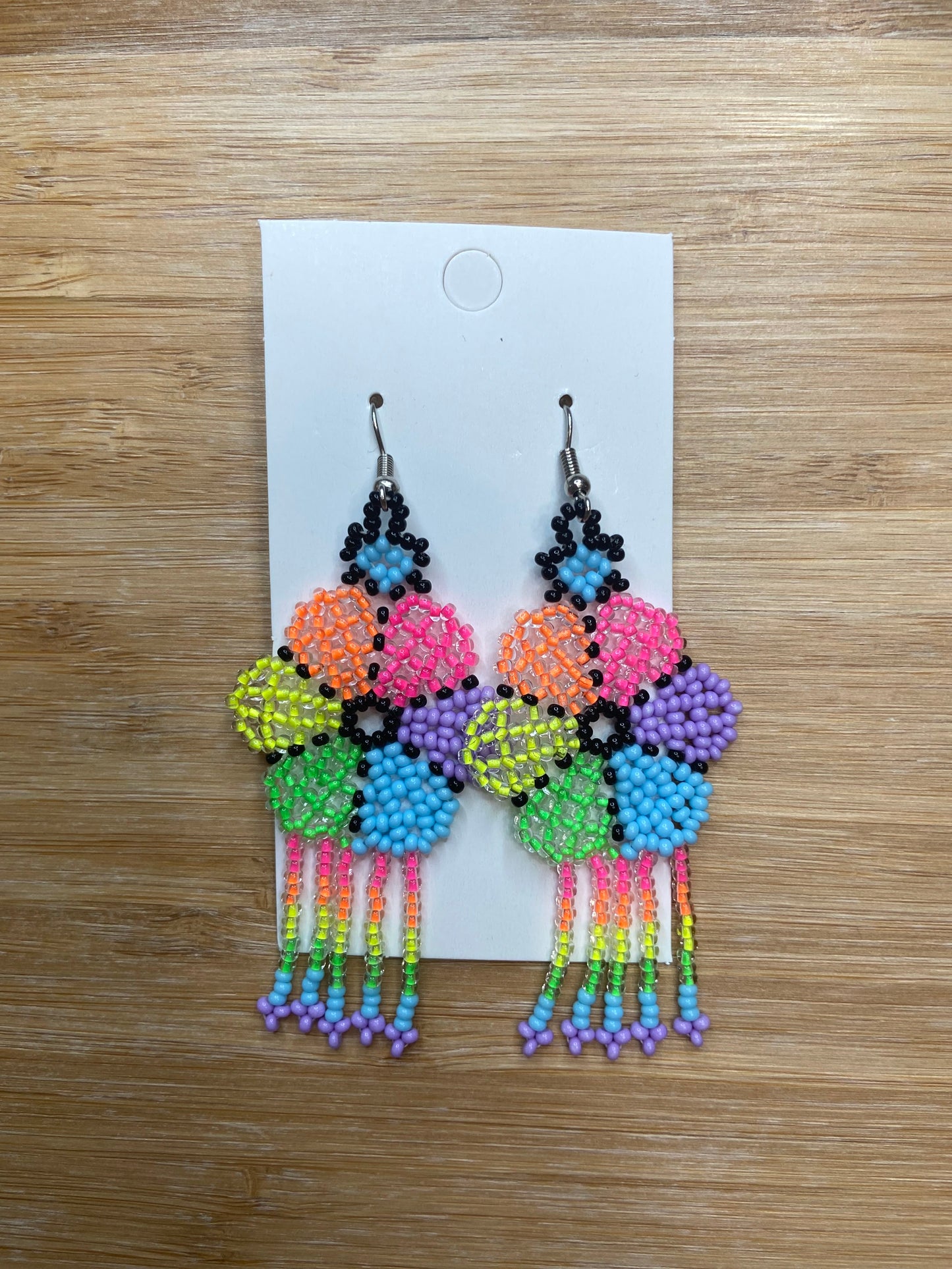 Beaded Earrings (Flower)