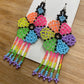 Beaded Earrings (Flower)