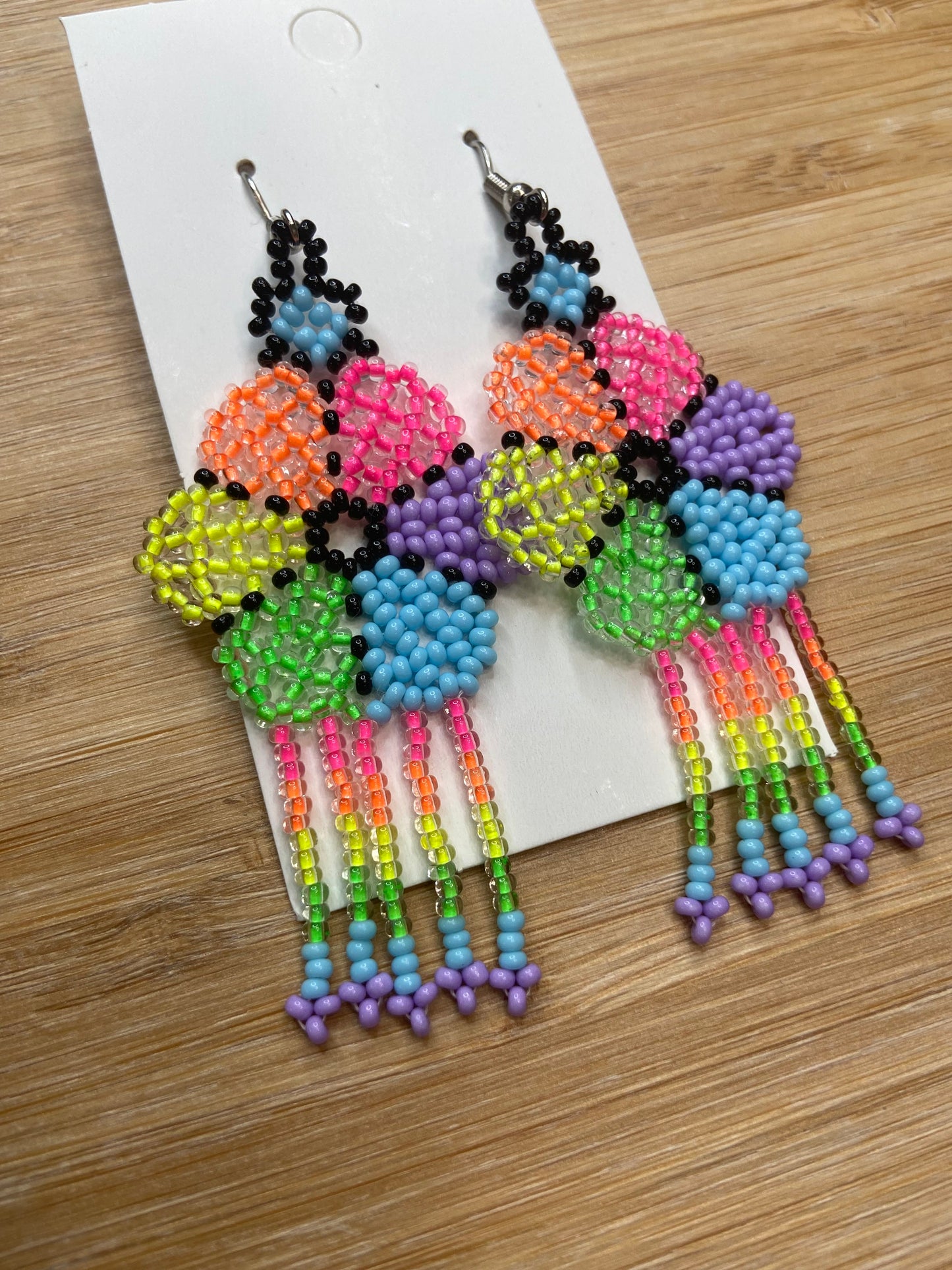 Beaded Earrings (Flower)