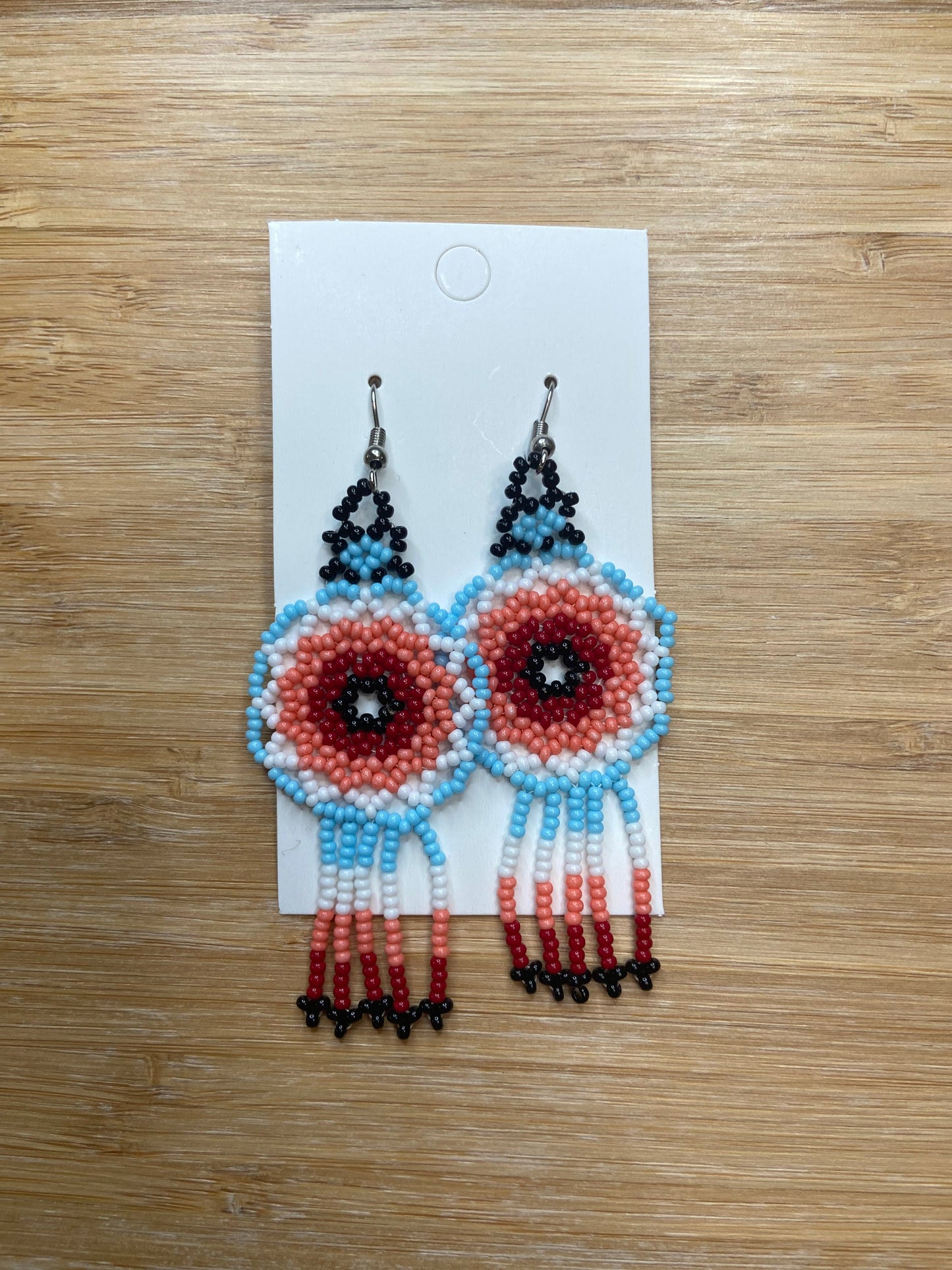 Beaded Earrings (Dreamcatcher)