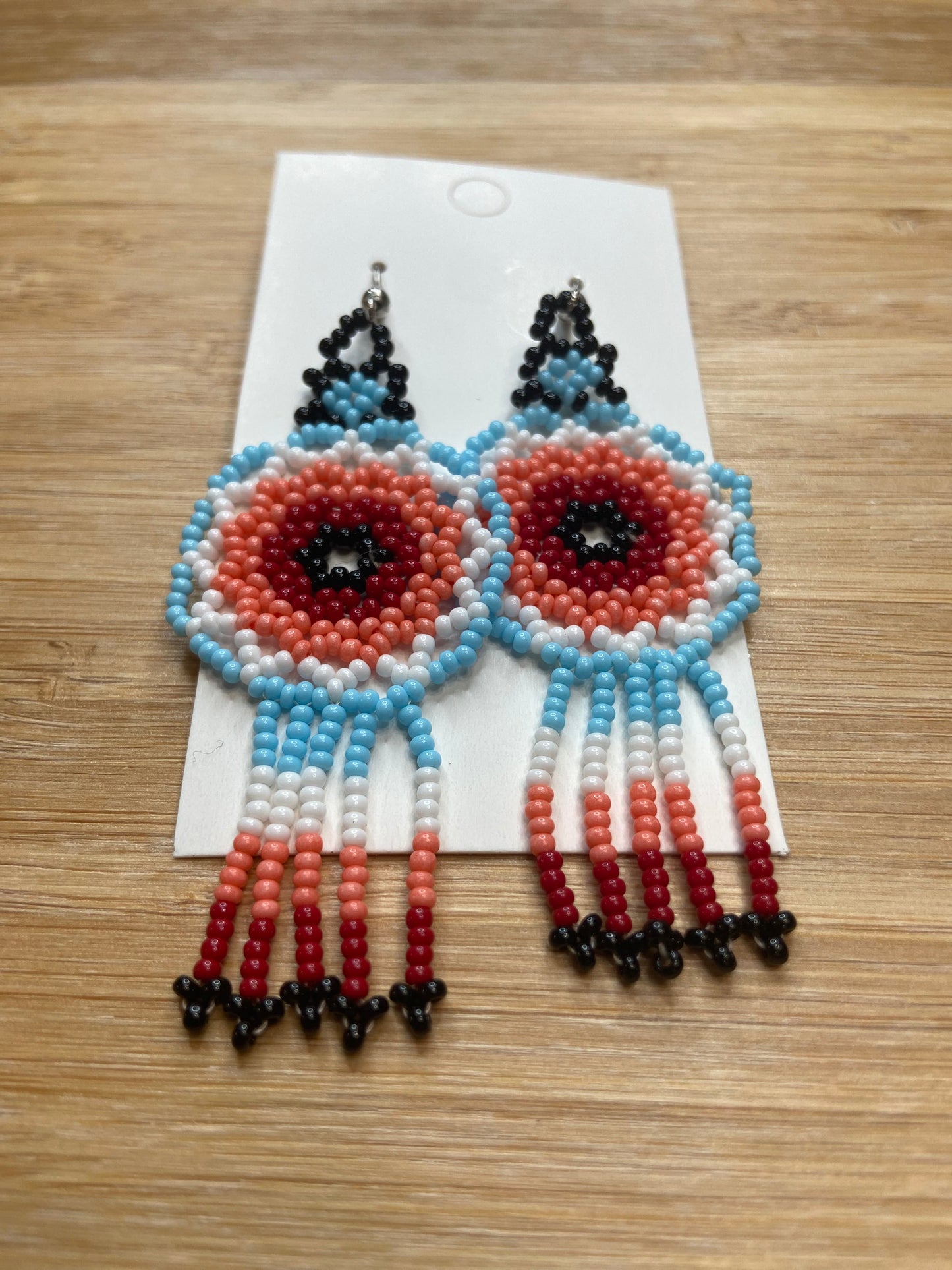 Beaded Earrings (Dreamcatcher)