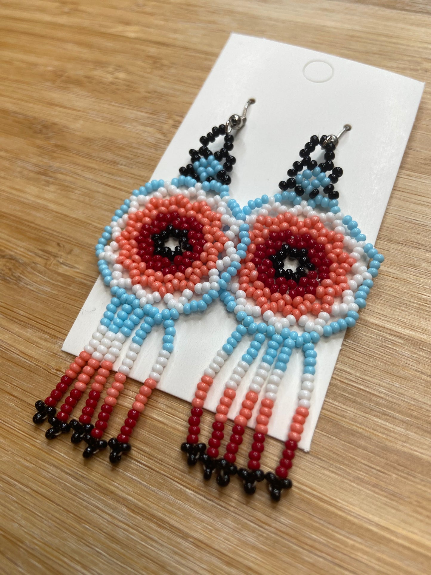 Beaded Earrings (Dreamcatcher)