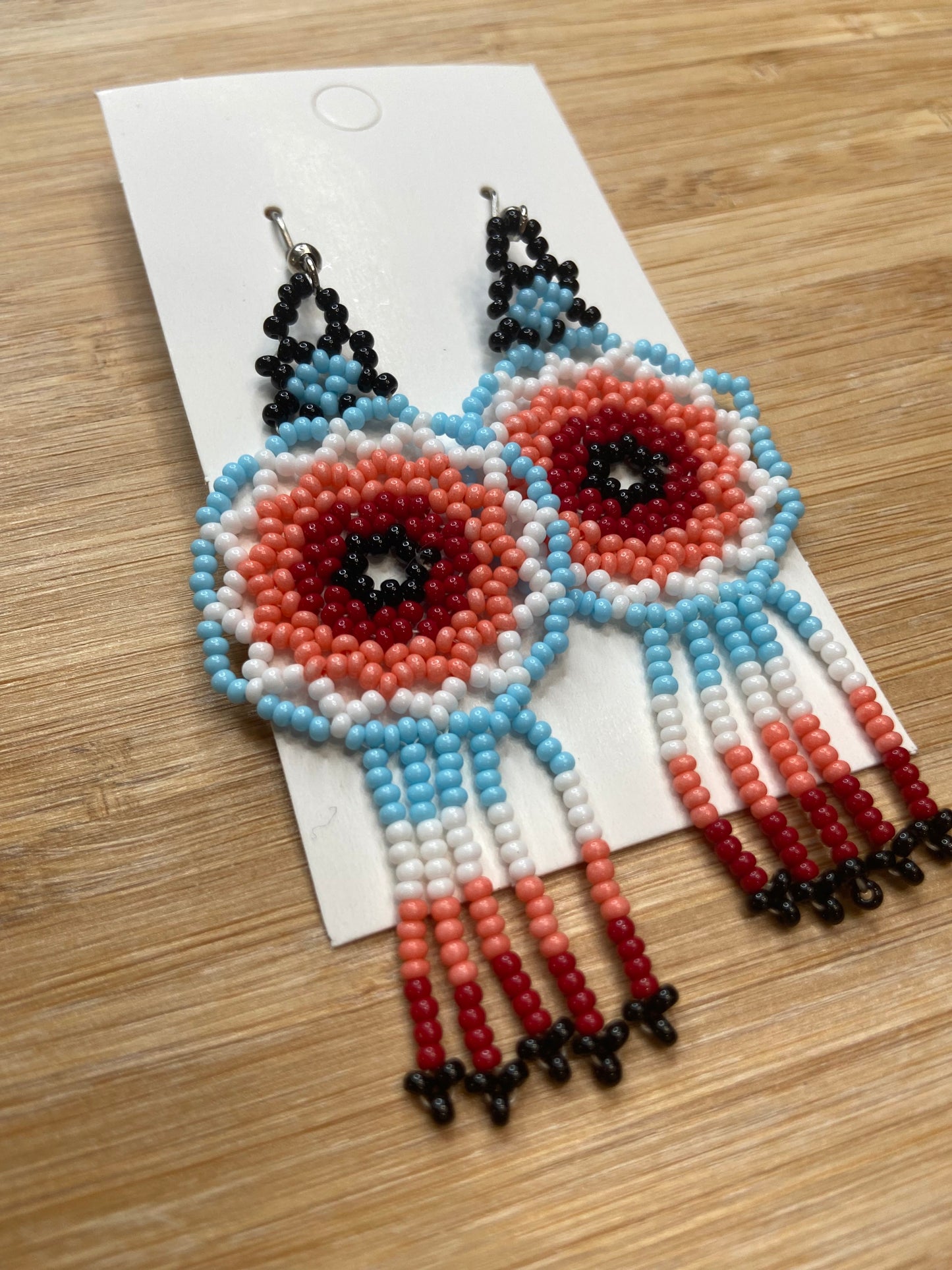 Beaded Earrings (Dreamcatcher)