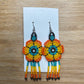 Beaded Earrings (Flower)