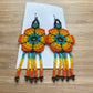 Beaded Earrings (Flower)