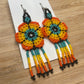 Beaded Earrings (Flower)