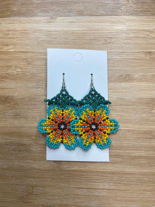 Beaded Earrings (Daisy)