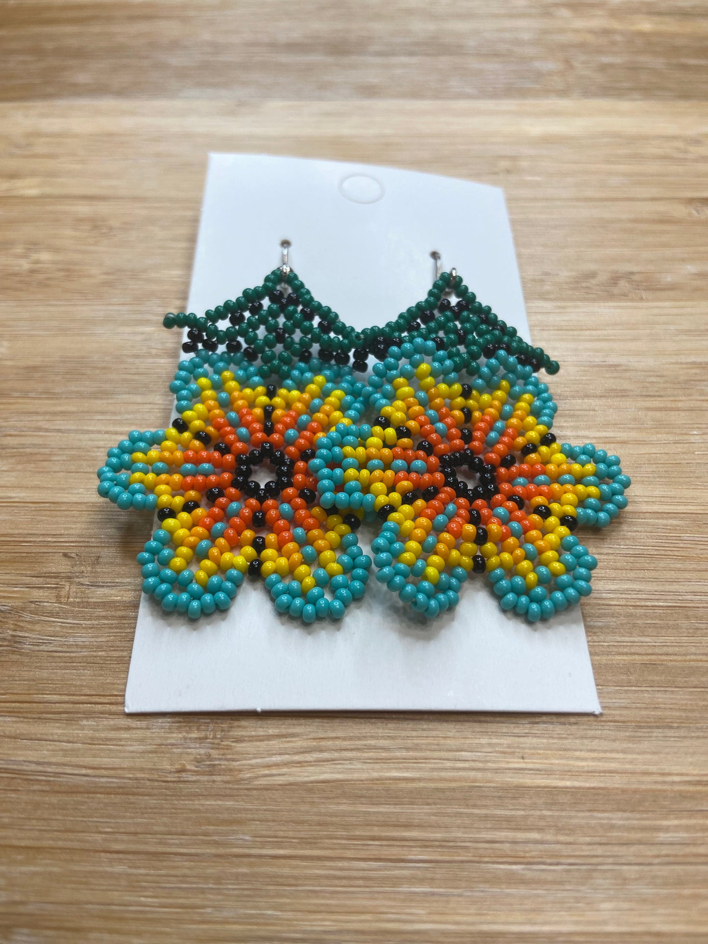 Beaded Earrings (Daisy)