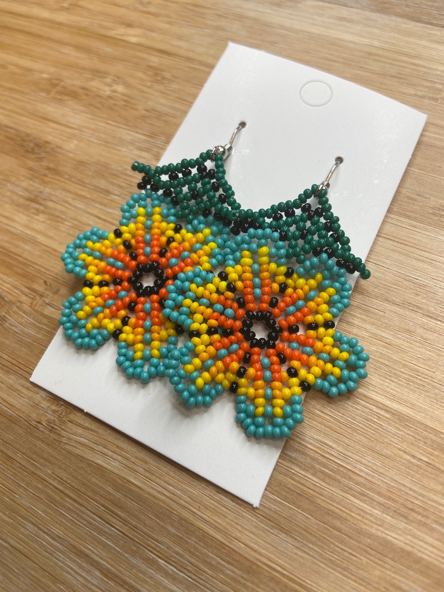 Beaded Earrings (Daisy)