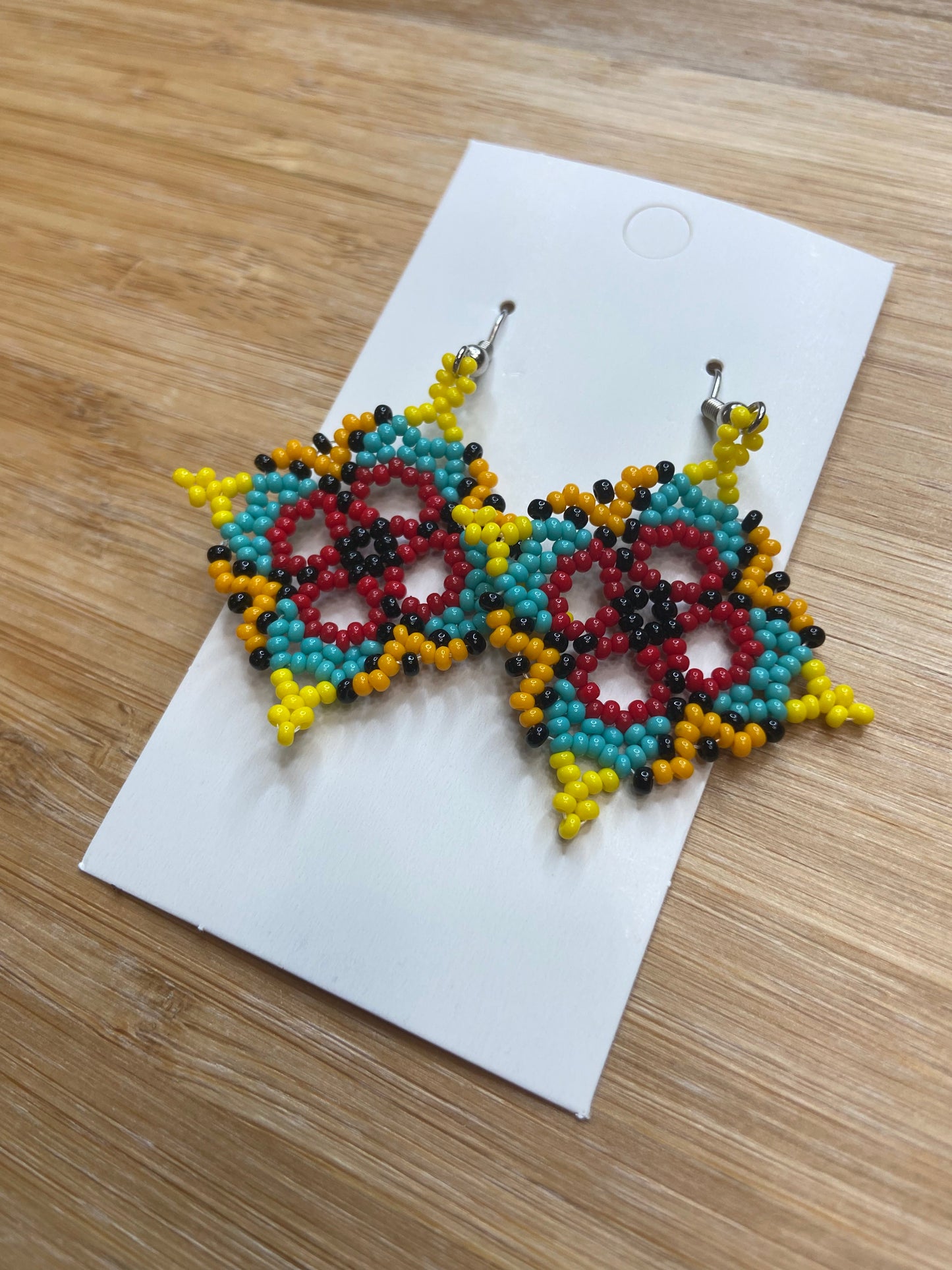 Beaded Earrings (Diamond)