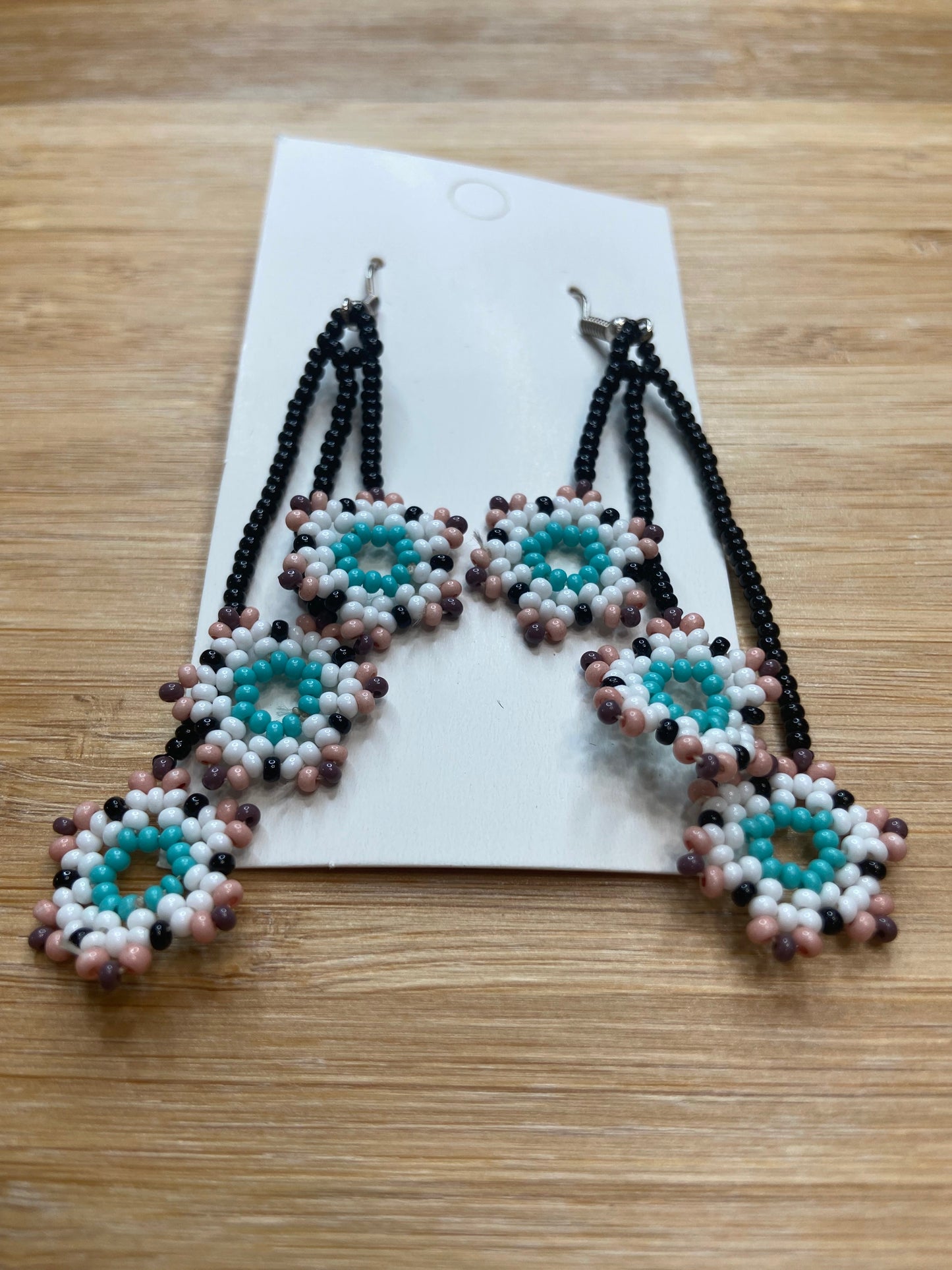 Beaded Earrings (Mini Flowers)