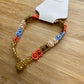 Beaded Daisy Flower Bracelet